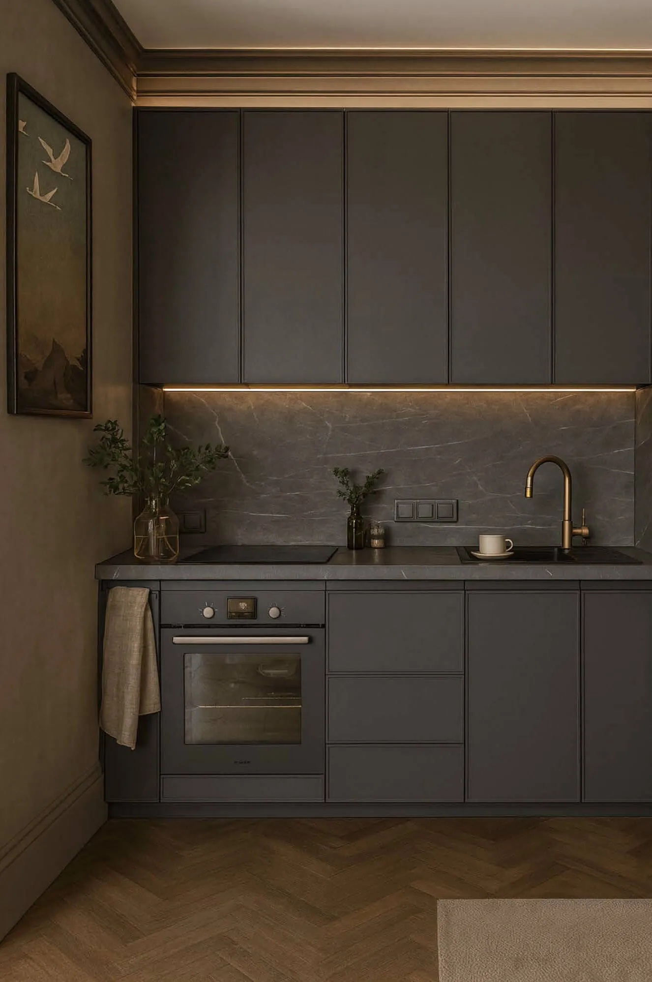 Warm Minimal Apartment Interior image 8
