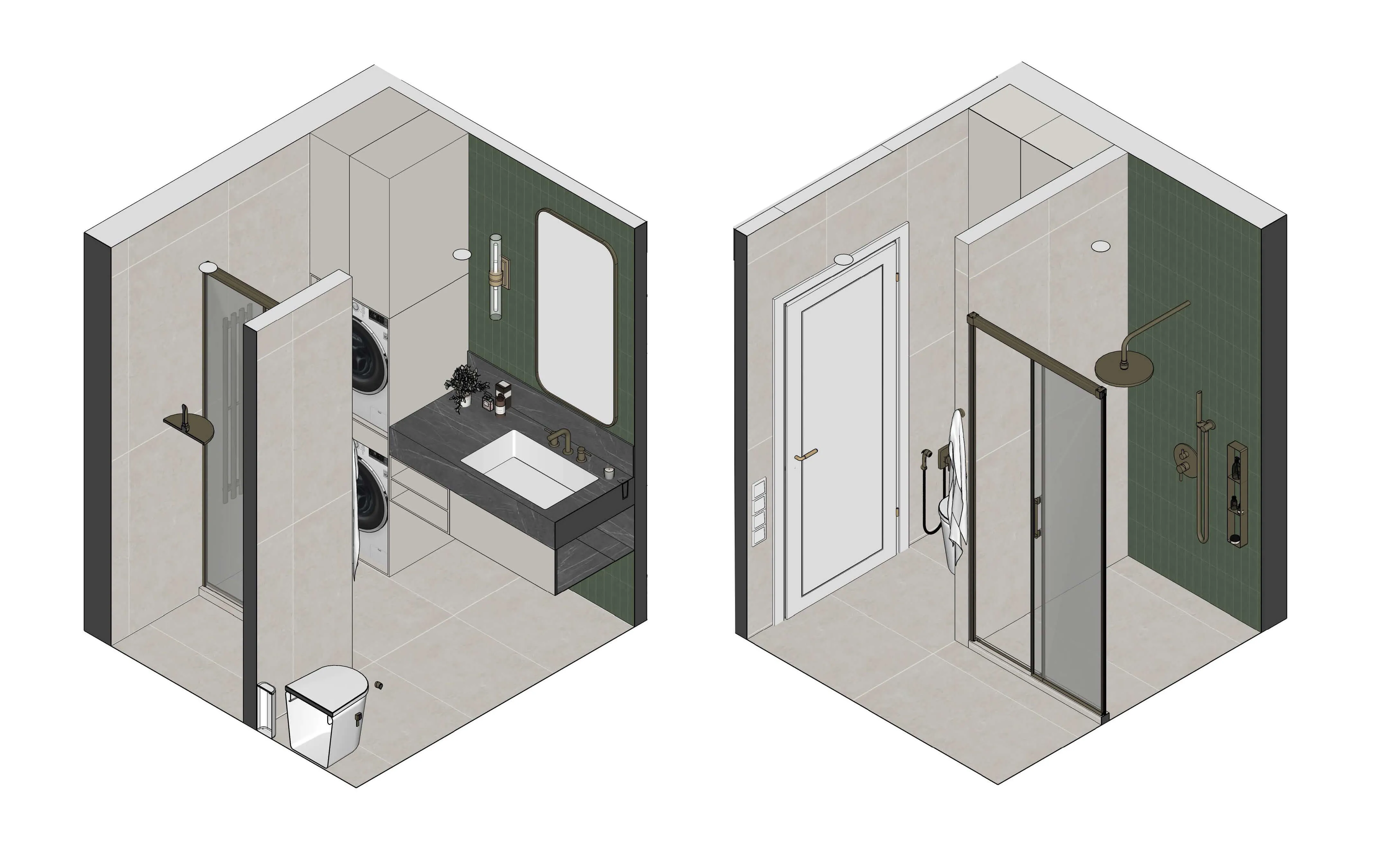 Warm Minimal Apartment Interior image 14