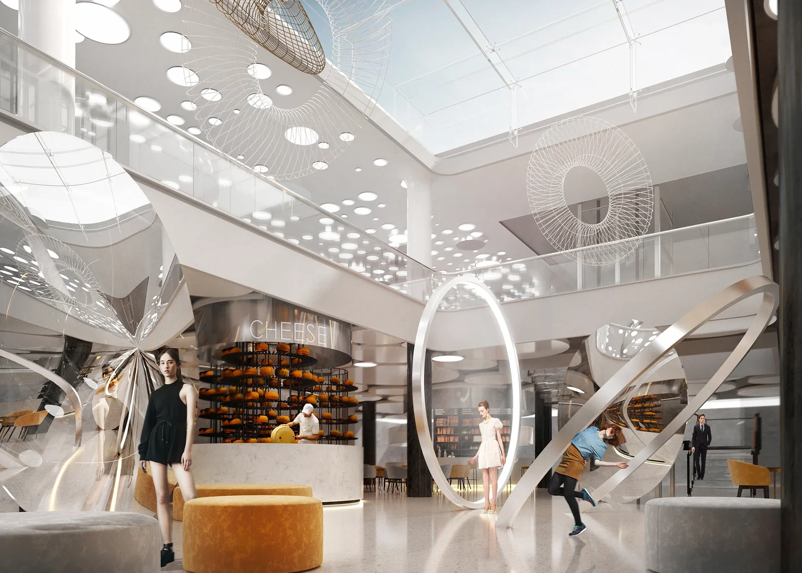 Moscow City Food Market Interior image 7