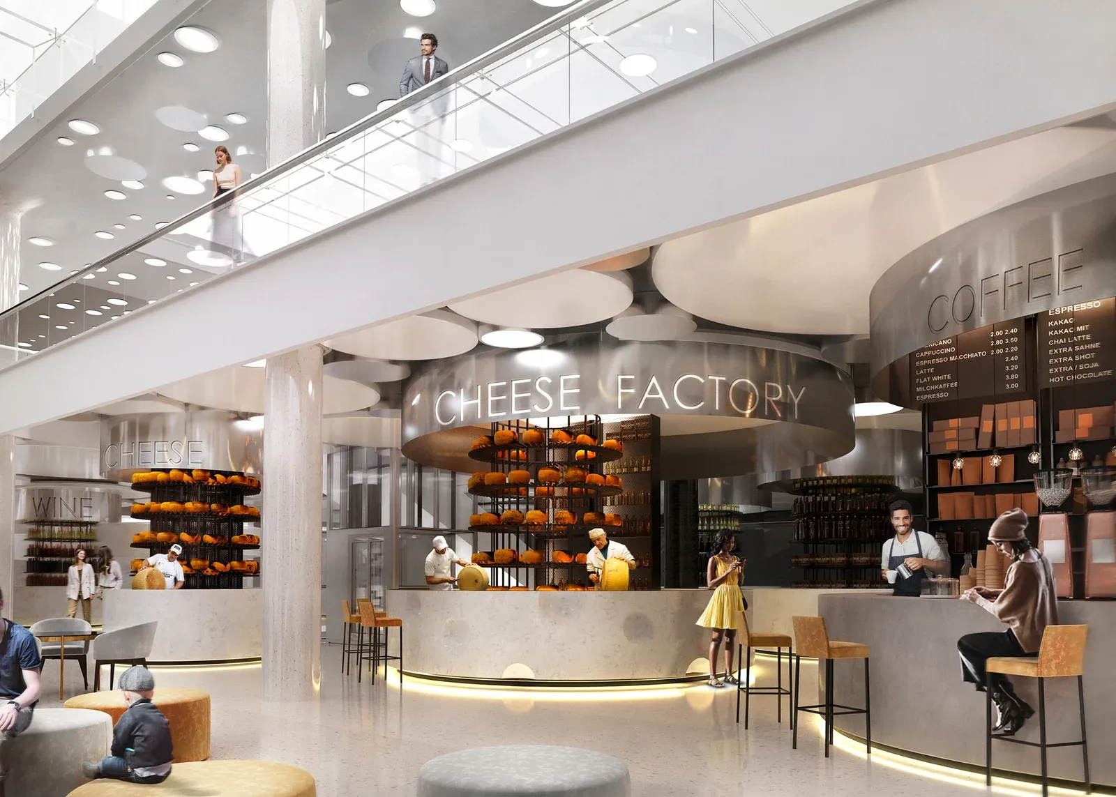 Moscow City Food Market Interior image 8