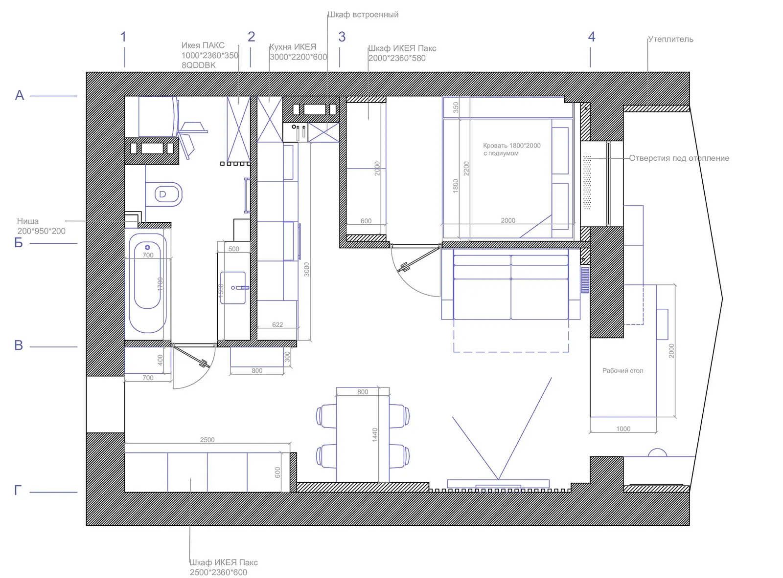 St. Petersburg Apartment Interior image 6