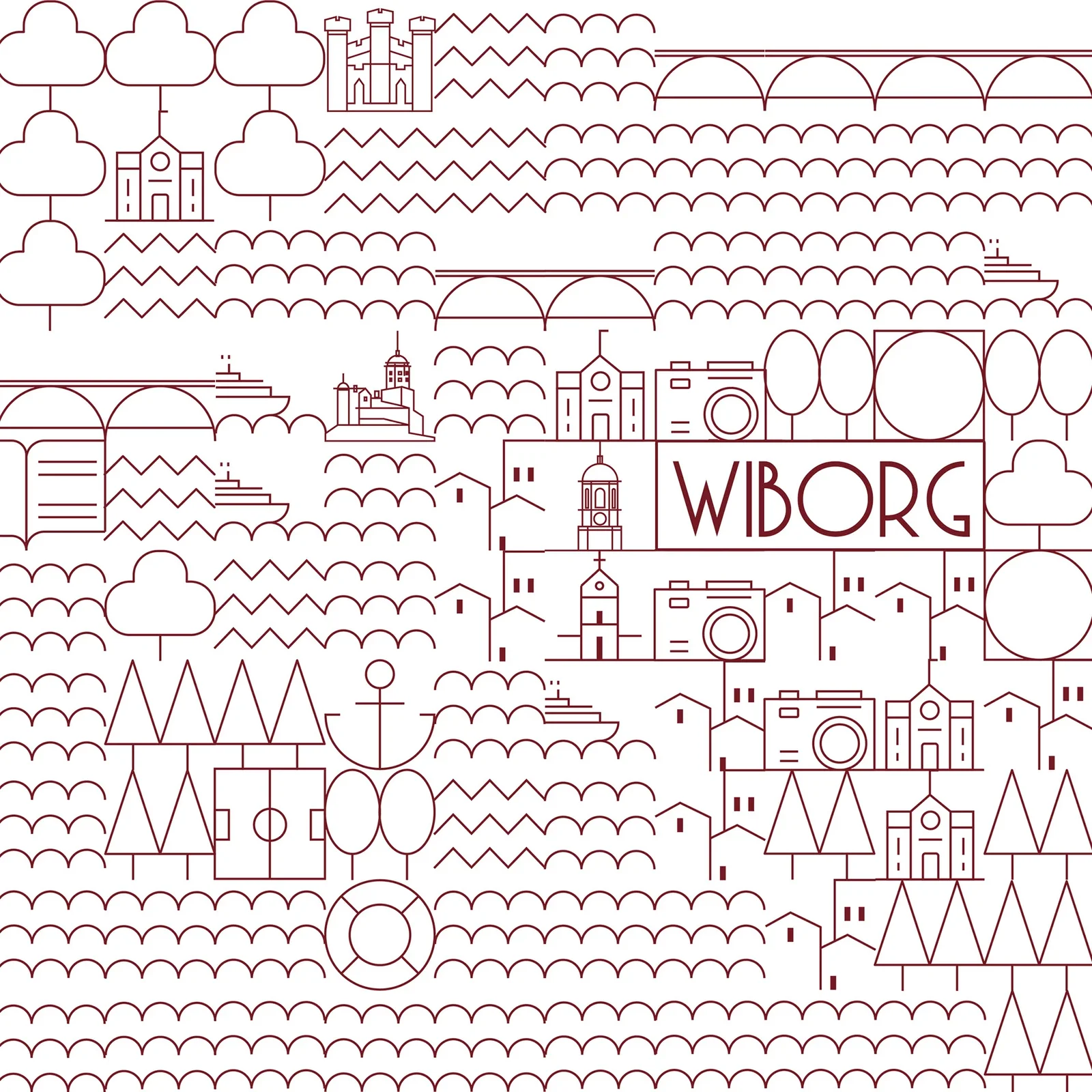 Vyborg City Branding Identity image 4