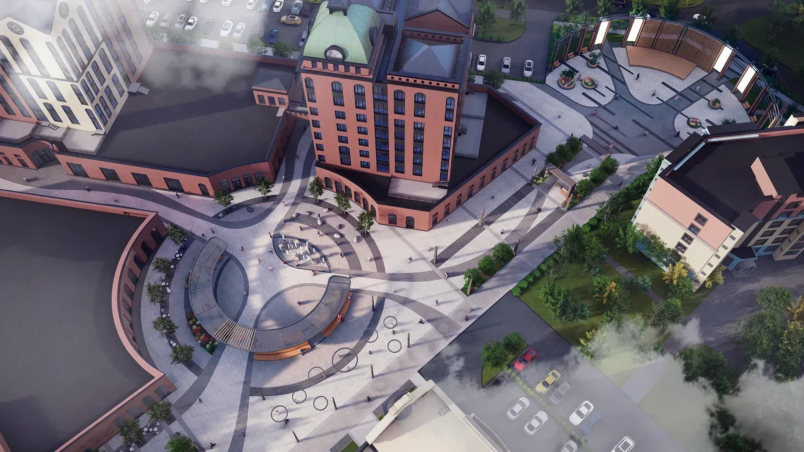 Residential Complex Landscaping image 3