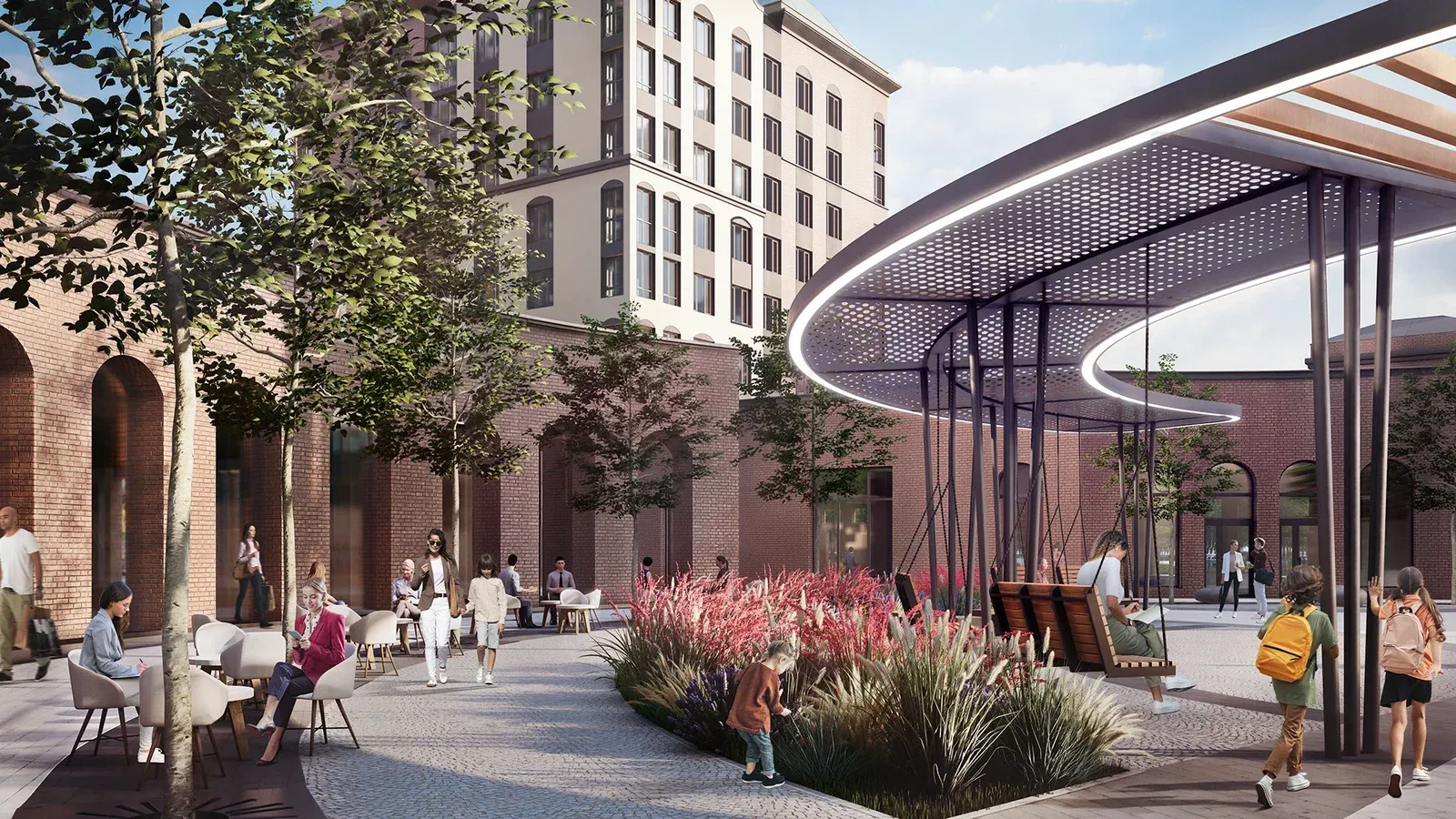 Residential Complex Landscaping image 4